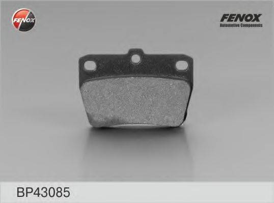 FENOX 23658 Комплект гальмівних колодок, дискове гальмо