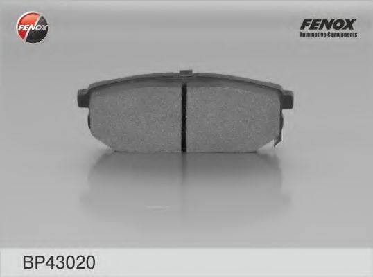 FENOX 24058 Комплект гальмівних колодок, дискове гальмо