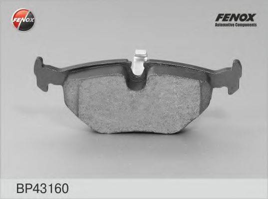 FENOX BP43160 Комплект гальмівних колодок, дискове гальмо