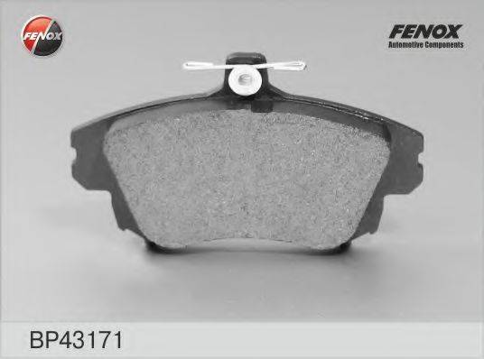 FENOX BP43171 Комплект гальмівних колодок, дискове гальмо