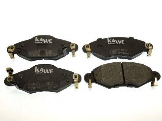 KAWE 810077 Комплект гальмівних колодок, дискове гальмо