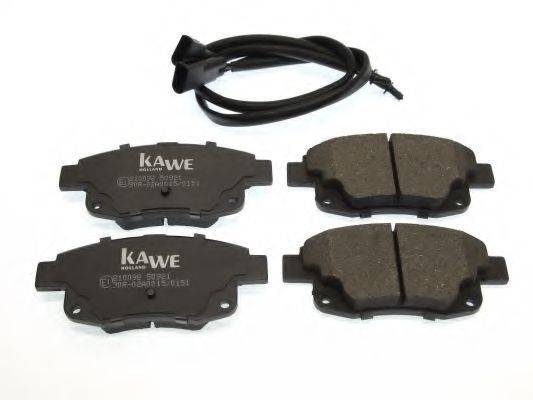 KAWE 810098 Комплект гальмівних колодок, дискове гальмо
