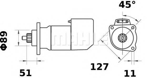 MAHLE ORIGINAL MS 458