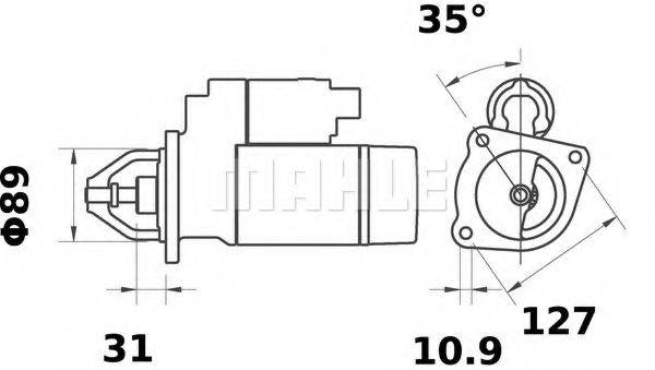 MAHLE ORIGINAL MS 439