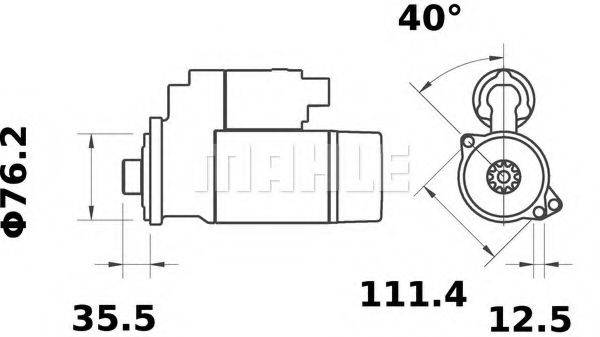 MAHLE ORIGINAL MS 381