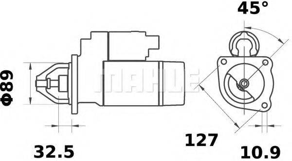 MAHLE ORIGINAL MS 347