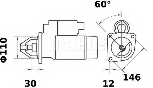 MAHLE ORIGINAL MS 107