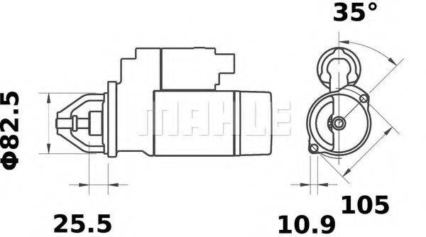 MAHLE ORIGINAL MS 27