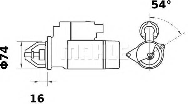 MAHLE ORIGINAL MS 14