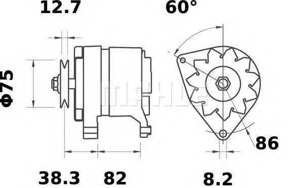 MAHLE ORIGINAL MG 341