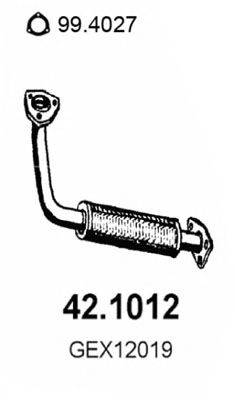 ASSO 421012 Труба вихлопного газу