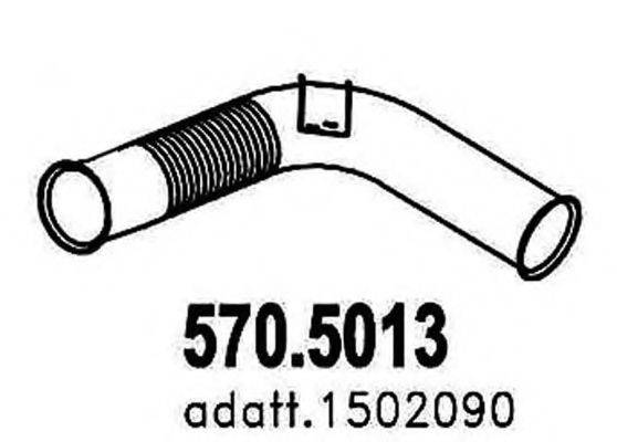 ASSO 5705013 Труба вихлопного газу