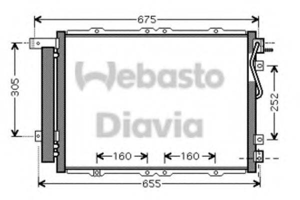 WEBASTO TSP0225526 Конденсатор, кондиціонер