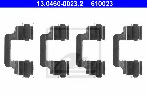 OJD (QUICK BRAKE) 1610 Комплектуючі, колодки дискового гальма