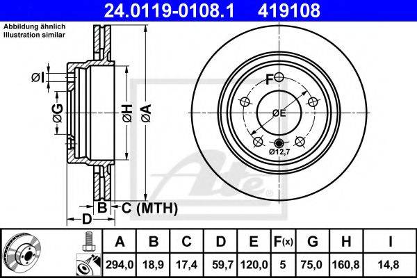 METELLI 23-0704 гальмівний диск