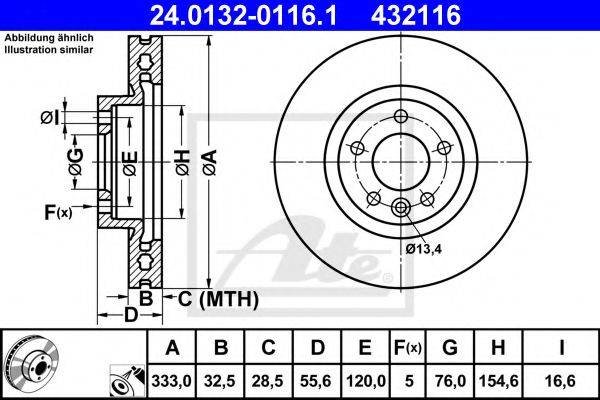 METELLI 230727 гальмівний диск