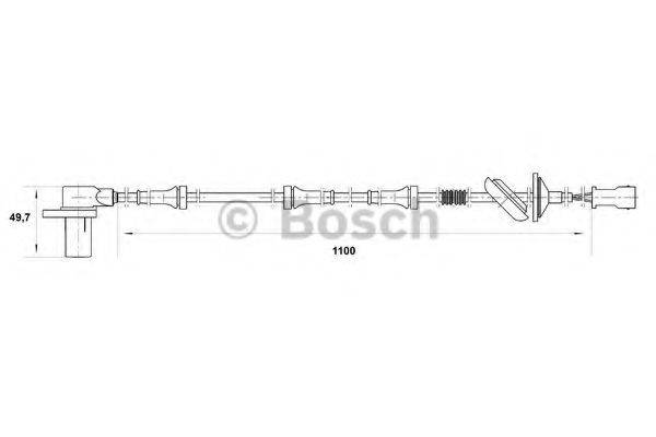 BOSCH 0265006584 Датчик, частота обертання колеса