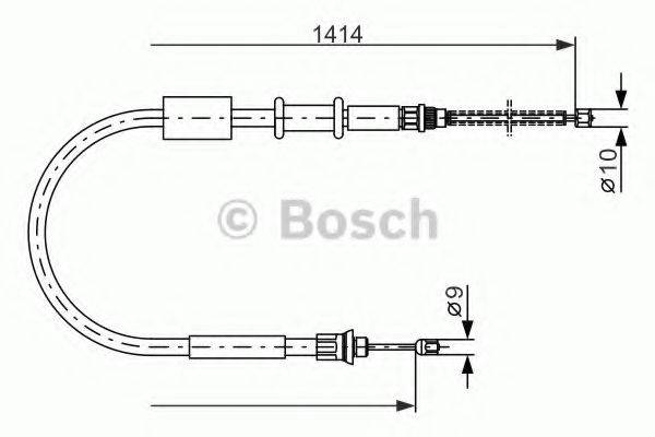 LUCAS ELECTRICAL GCH 2022 Трос, стоянкова гальмівна система