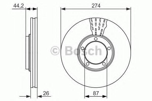 LUCAS ELECTRICAL DF4896 гальмівний диск