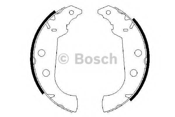 BOSCH BS502 Комплект гальмівних колодок