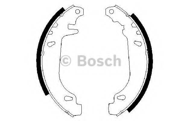 BOSCH BS522 Комплект гальмівних колодок