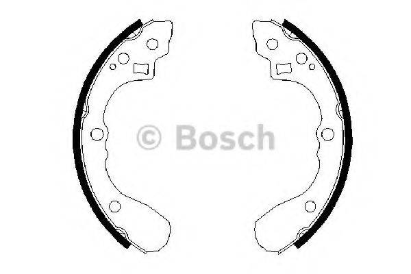 BOSCH BS869 Комплект гальмівних колодок