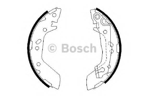 BOSCH BS880 Комплект гальмівних колодок