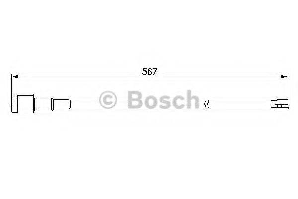 BOSCH 977 Сигналізатор, знос гальмівних колодок