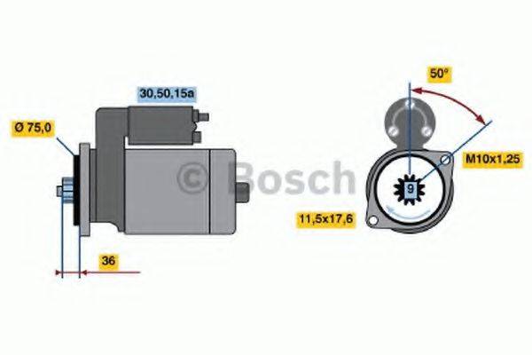 BOSCH 1404 Стартер