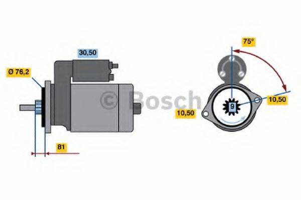 BOSCH 1625 Стартер