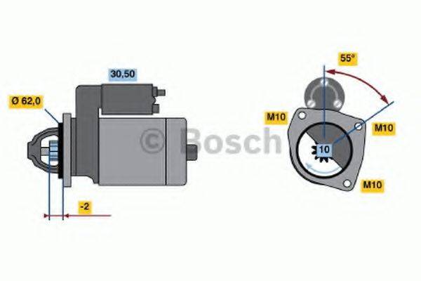 BOSCH 1693 Стартер