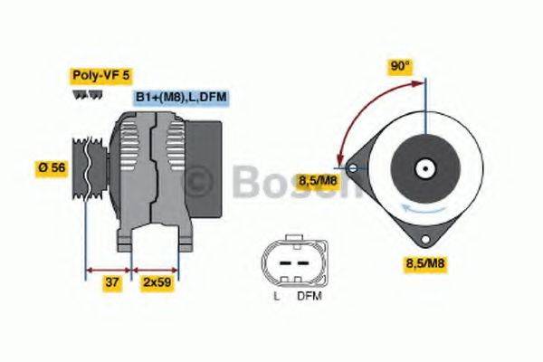 BOSCH 4187 Генератор