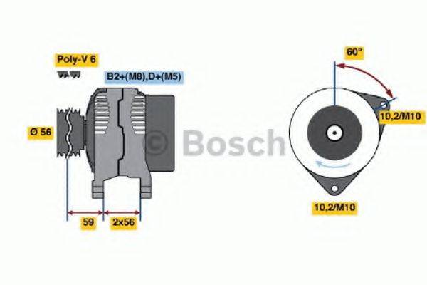 BOSCH 4443 Генератор