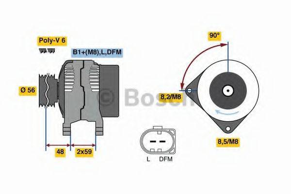 BOSCH 8132 Генератор