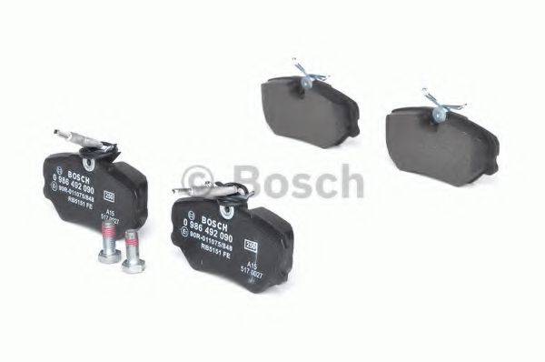 BOSCH 21 209 Комплект гальмівних колодок, дискове гальмо