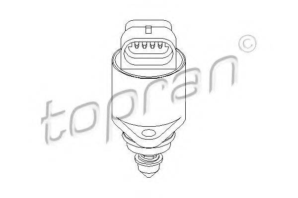TOPRAN 206169 Поворотна заслінка, підведення повітря