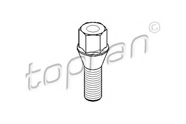 TOPRAN 501536 Болт для кріплення колеса