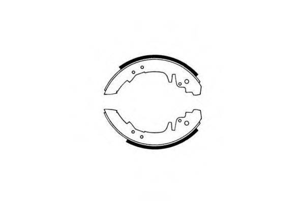QH BENELUX 1042 Комплект гальмівних колодок