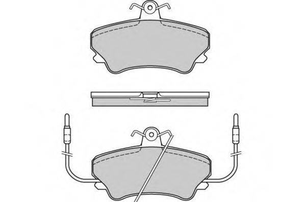 E.T.F. 20234 Комплект гальмівних колодок, дискове гальмо