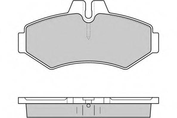 E.T.F. 23021 Комплект гальмівних колодок, дискове гальмо