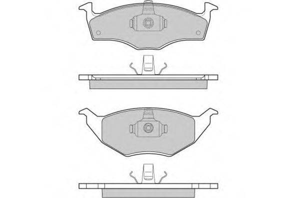 E.T.F. 23394 Комплект гальмівних колодок, дискове гальмо