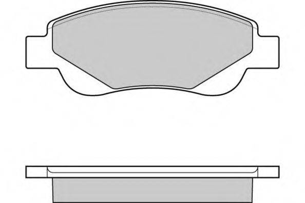 E.T.F. 23959 Комплект гальмівних колодок, дискове гальмо