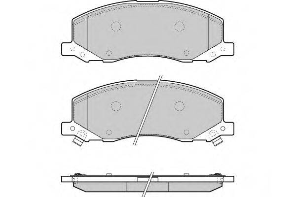 E.T.F. 24419 Комплект гальмівних колодок, дискове гальмо