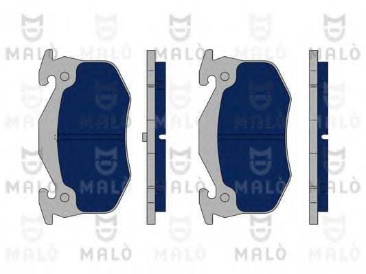 MALO 1050034 Комплект гальмівних колодок, дискове гальмо