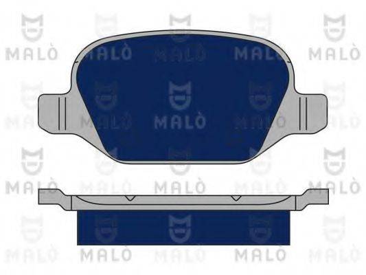MALO 1050121 Комплект гальмівних колодок, дискове гальмо