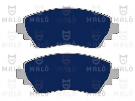 MALO 1050747 Комплект гальмівних колодок, дискове гальмо