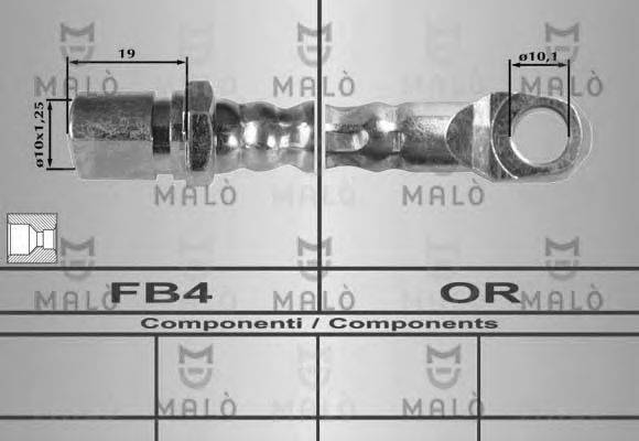 BENDIX 19018465 Гальмівний шланг