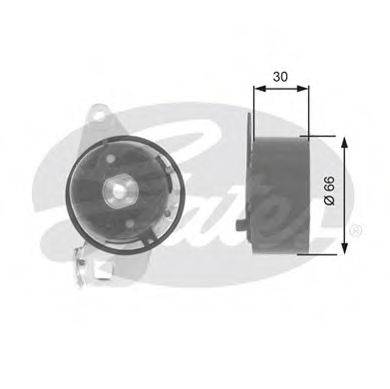 Натяжний ролик, ремінь ГРМ GATES T43085 Натяжний ролик, ремінь ГРМ GATES T43085