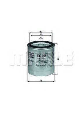KNECHT KC22 Паливний фільтр