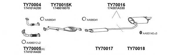 VENEPORTE 700111 Система випуску ОГ